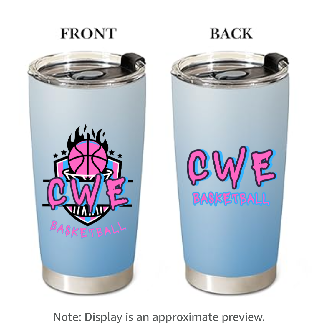 CWE Basketball 22oz Tumbler