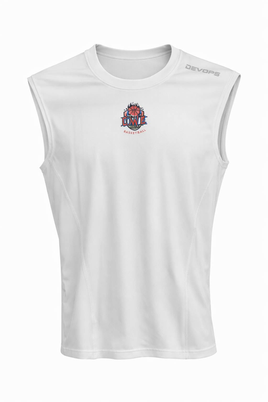 CWE LOGO on Chest No Sleeve Compression Shirt