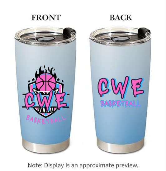 CWE Basketball 22oz Tumbler