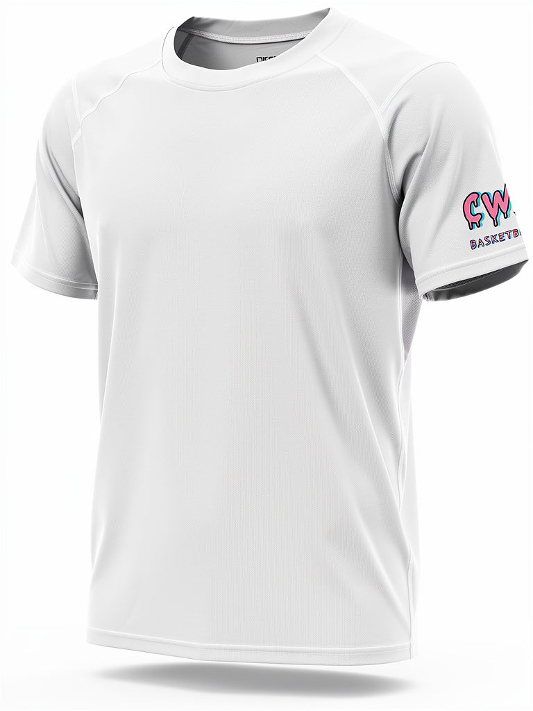 CWE Letters LOGO Short Sleeve Compression Shirt