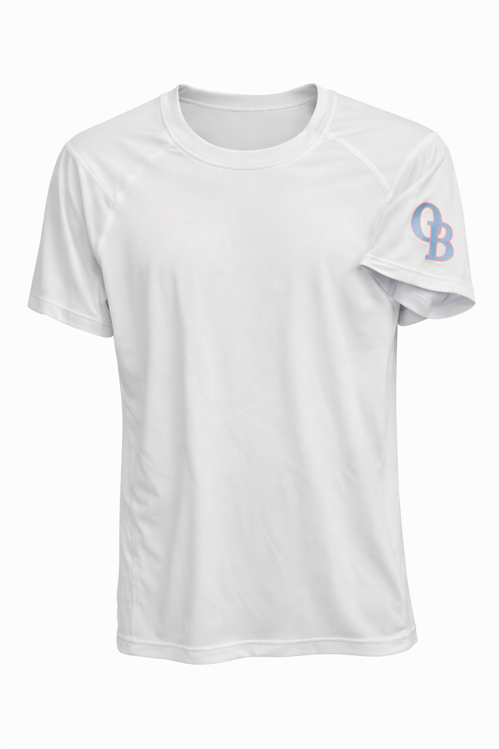 CWE Old Bridge LOGO Pink Blue Short Sleeve Compression Shirt