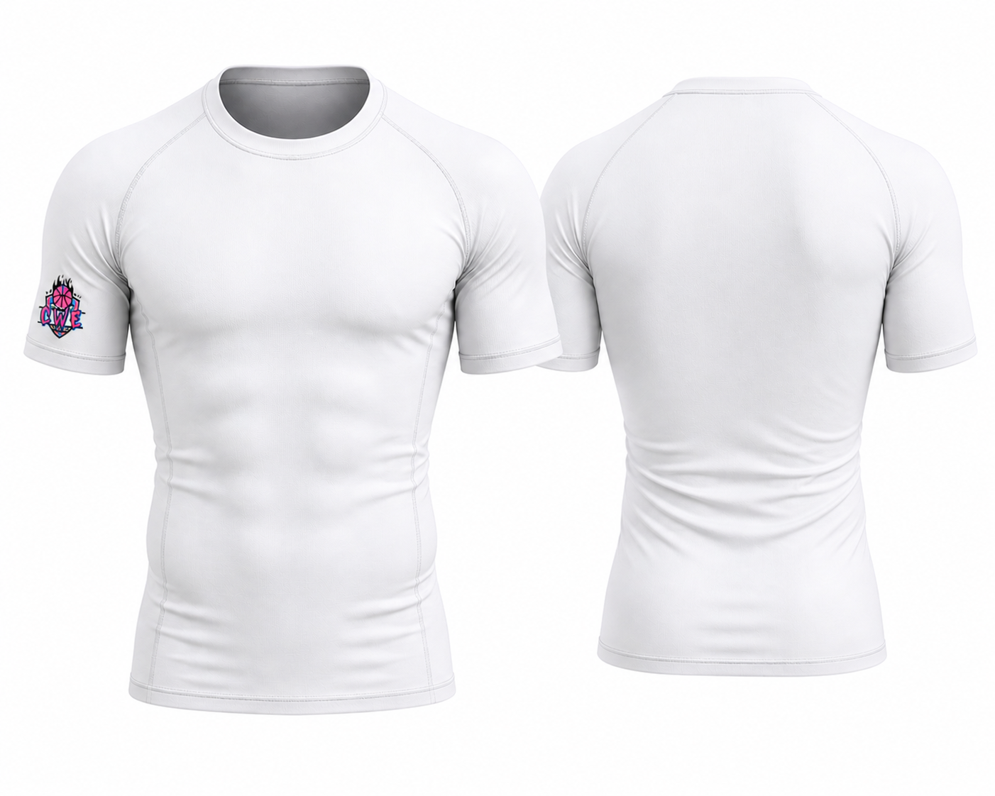 CWE LOGO Short Sleeve Compression Shirt